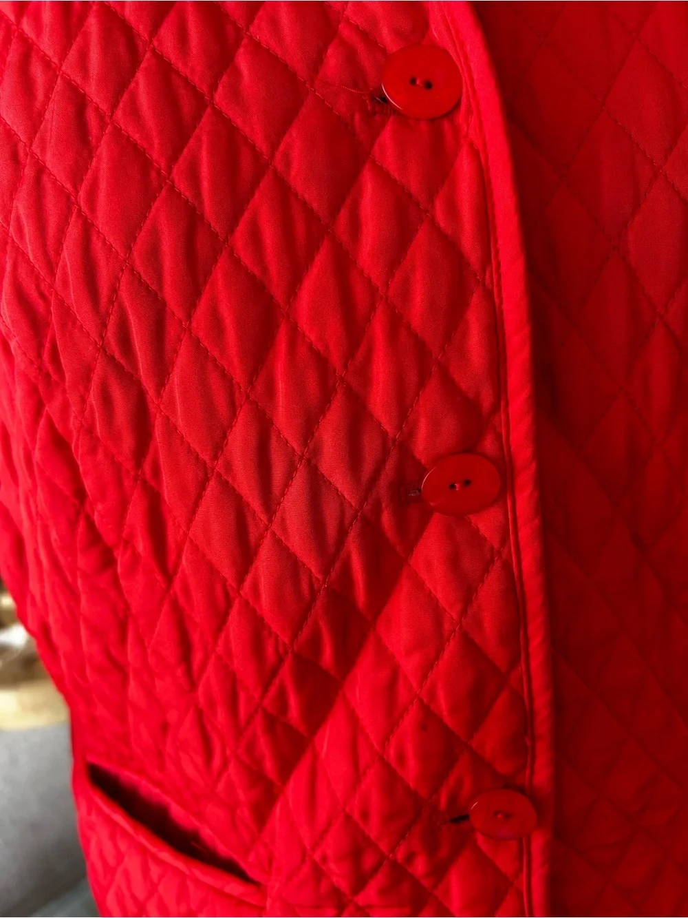 Women’s Norton McNaughton Red Quilted Jacket Size 10 Lightweight Coat